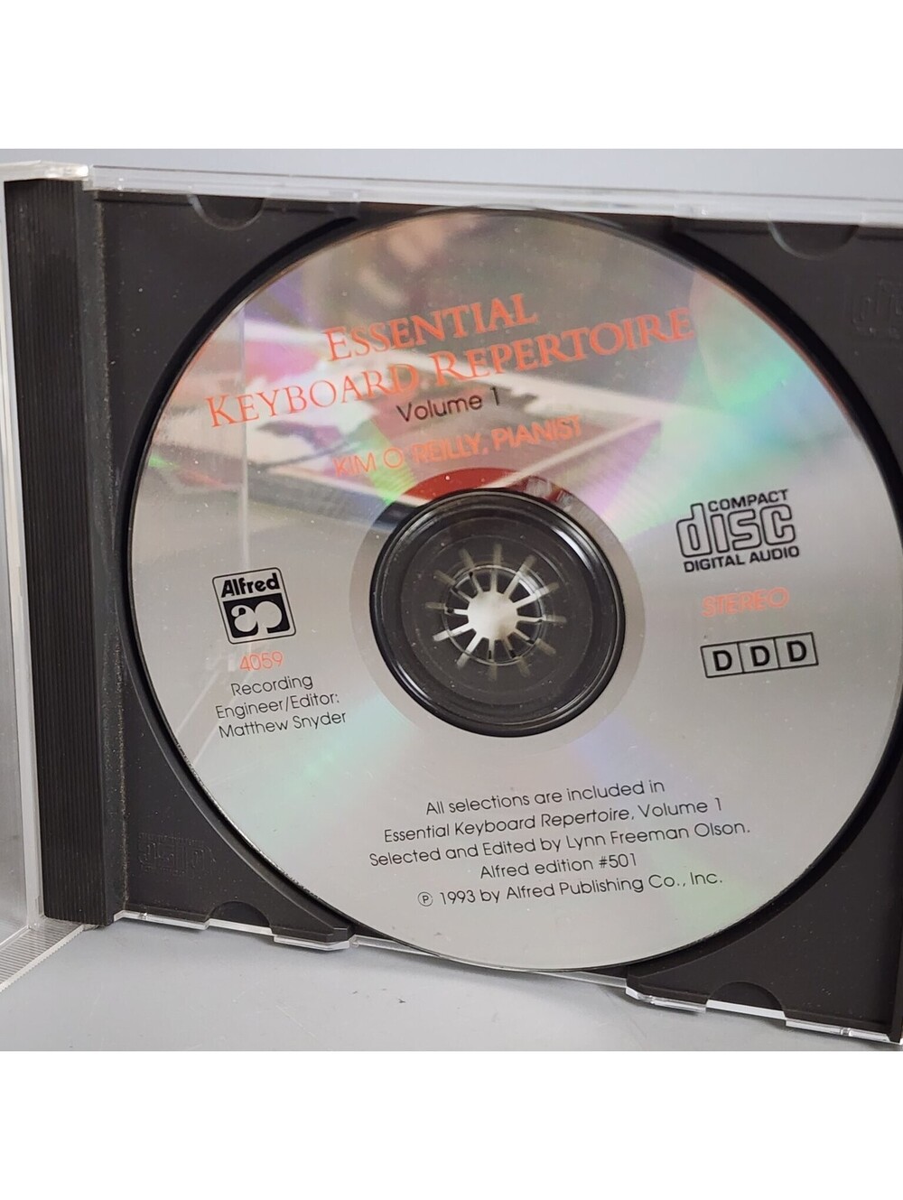Kim O'Reilly - Essential Keyboard Repertoire Volume 1 CD Piano Music (Disc Only)